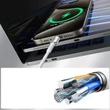 Cutting-Edge Series 60 W-os USB-C–USB-C kábel, 1,2 m, szürke 11