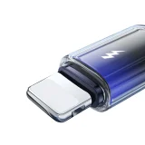 Crystal-Clear Series 3A USB-A – iPhone Lightning kábel, 1,2 m, fekete 6