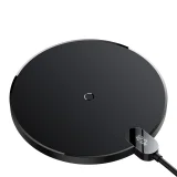 Digitális LED-kijelzős, 2. generációs, 15 W-os USB-C induktív töltő – fekete 3