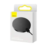 Digitális LED-kijelzős, 2. generációs, 15 W-os USB-C induktív töltő – fekete 7