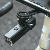 5000 mAh-s, 1500 lm-es, IPX6-os első kerékpárlámpa Garmin és GoPro tartóval – fekete 5