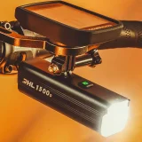 5000 mAh-s, 1500 lm-es, IPX6-os első kerékpárlámpa Garmin és GoPro tartóval – fekete 7