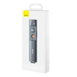 Távirányítós lézerpointer prezentációkhoz, 100 m hatótávolság, 2,4 GHz-es WiFi, USB-A/C - szürke 6