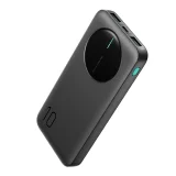 JR-PBF12 10000 mAh-s, 2,4 A-es power bank 2x USB-A és 1x USB-C porttal – fekete
