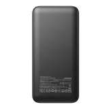 JR-PBF12 10000 mAh-s, 2,4 A-es power bank 2x USB-A és 1x USB-C porttal – fekete 4