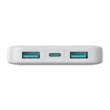 JR-PBF12 10000 mAh 2,4 A 2x USB-A 1x USB-C Power Bank - fehér 5