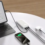 JR-PBF12 10000 mAh 2,4 A 2x USB-A 1x USB-C Power Bank - fehér 9