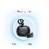 HiTune S3 AI ENC TWS vezeték nélküli fülhallgató – fekete 6