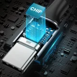 3,5 mm-es mini jack (nő) – USB-C (férfi) fejhallgató-adapter, 10 cm – szürke 6