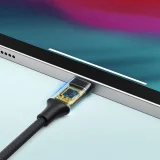3,5 mm-es mini jack (nő) – USB-C (férfi) fejhallgató-adapter, 10 cm – szürke 7