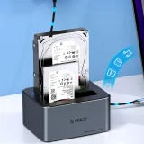 6646C3-C dokovna stanica s offline kloniranjem za 4 2,5'' / 3,5'' SATA HDD / SSD pogona - siva 3