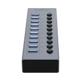 BT2U3-10AB hub 10 db USB-A porttal – szürke 2