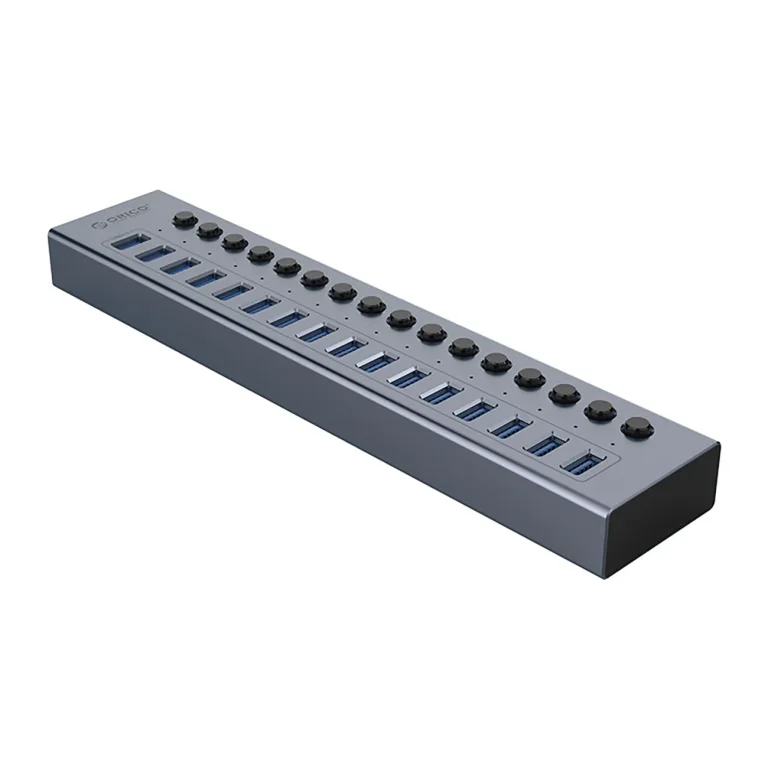 BT2U3-16AB hub 16 db USB-A porttal – szürke