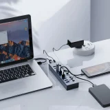 BT2U3-16AB hub 16 db USB-A porttal – szürke 5
