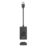SC2 vanjska višenamjenska USB-A zvučna kartica - crna