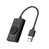 SC2 vanjska višenamjenska USB-A zvučna kartica - crna 2