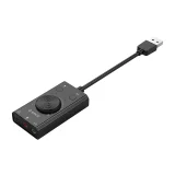 SC2 vanjska višenamjenska USB-A zvučna kartica - crna 5
