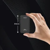 Ultravékony GaN 65 W-os utazó fali töltő USB-A USB-C PD EU / US – fekete 2