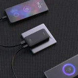 Ultravékony GaN 65 W-os utazó fali töltő USB-A USB-C PD EU / US – fekete 4