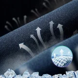 Szemüvegnyílásos kerékpáros sapka – fekete 9