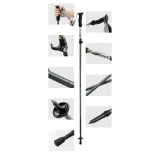 Aluminijska štap za nordijsko hodanje i planinarenje 110–130 cm, smeđa – 1 kom. 2