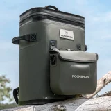 Hőszigetelt utazó hátizsák tokokkal, 20 l – zöld 4