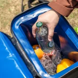 Hőszigetelt utazó hátizsák tokokkal, 20 l – zöld 7