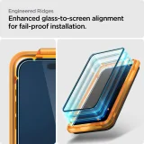 ALM Glass FC edzett védőüveg iPhone 15 Plus-hoz – fekete (2 db) 7