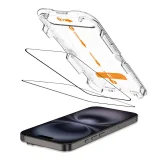 Kaljeno staklo za iPhone 15 / 16 s okvirom za postavljanje Quick Set+ - 2 kom. 2