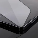 Tochko-kompatibilis, teljes képernyős edzett üveg iPhone 14 Plus / 13 Pro Max készülékekhez, kerettel – fekete 3