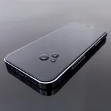Tochko-kompatibilis, teljes képernyős edzett üveg iPhone 14 Plus / 13 Pro Max készülékekhez, kerettel – fekete 8