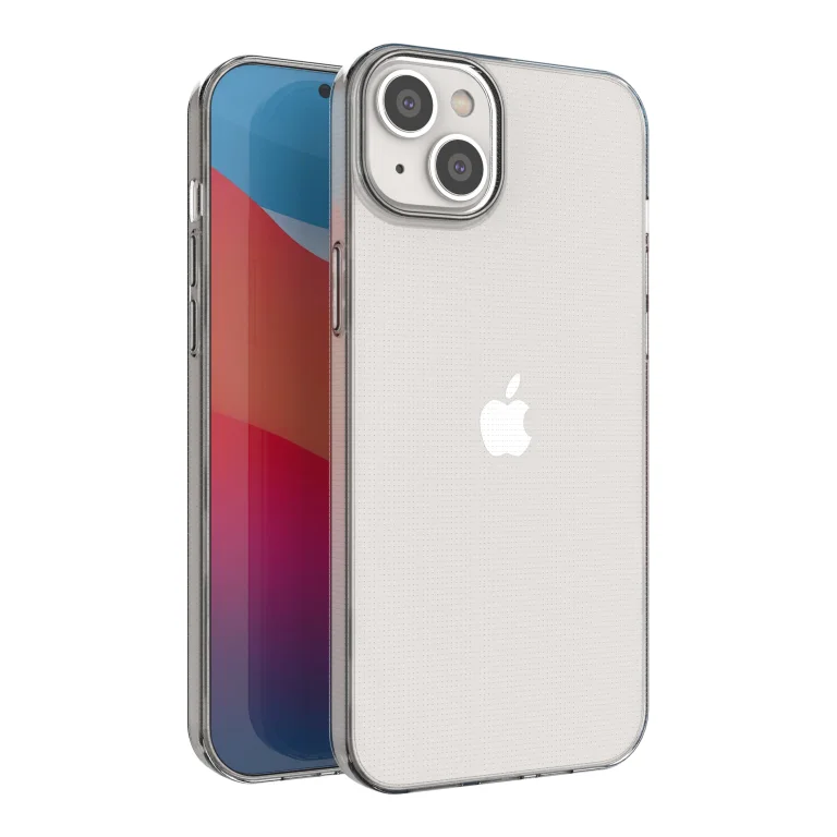 Ultra Clear 0,5 mm-es gél tok iPhone 14 Plus-hoz – Átlátszó