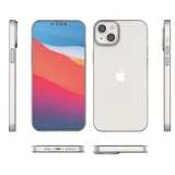 Ultra Clear 0,5 mm-es gél tok iPhone 14 Plus-hoz – Átlátszó 3