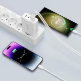 GaN fali töltő 3x USB-C PD USB-A QC 100 W – fekete 4