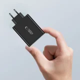 GaN fali töltő 3x USB-C PD USB-A QC 100 W – fekete 5