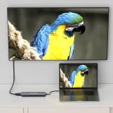 6-in-1 USB-A, USB-C, DisplayPort, HDMI hub - szürke 3