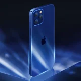 NBS ultravékony, átlátszó tok fémkerettel iPhone Pro Max 12-hez, fekete 2