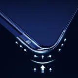 NBS ultravékony, átlátszó tok fémkerettel iPhone Pro Max 12-hez, fekete 8