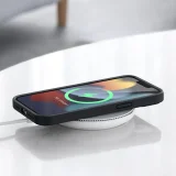 Rugalmas szilikon tok iPhone 13 Pro-hoz, fekete 8
