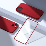 iPhone 13 tok, elülső és hátsó fedél + edzett üveg, piros 8
