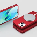 iPhone 13 tok, elülső és hátsó fedél + edzett üveg, piros 9