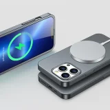 iPhone 13 Pro Max tok, elülső és hátsó fedél + edzett üveg, szürke 7