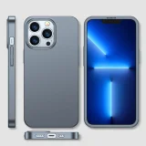 iPhone 13 Pro Max tok, elülső és hátsó fedél + edzett üveg, szürke 8