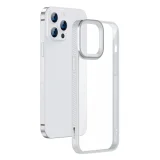 Erős, tartós iPhone 13 Pro tok gél kerettel, szürke 3
