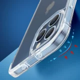 iPhone 13 tok, strapabíró tok kampókkal és állvánnyal, átlátszó 9