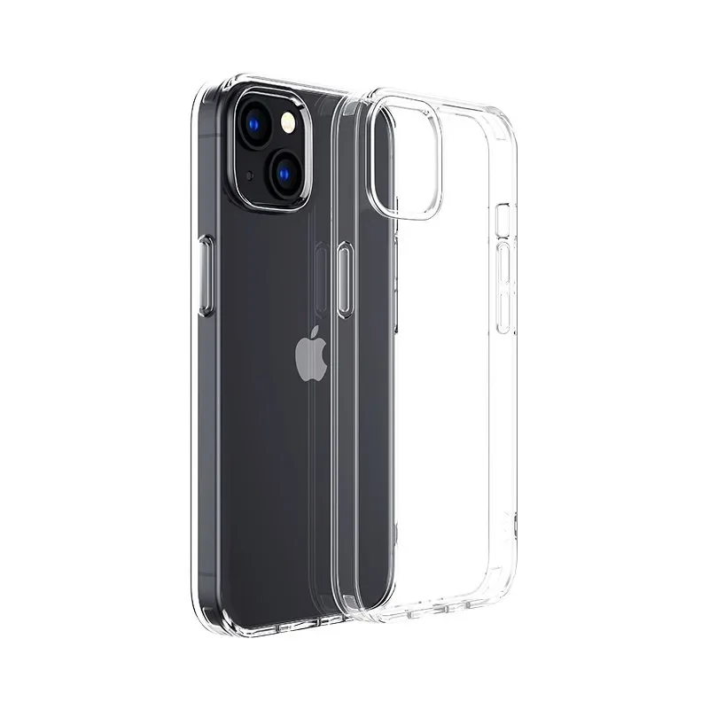 Rugalmas tok iPhone 14 Plus-hoz, tartós burkolat, átlátszó 14X