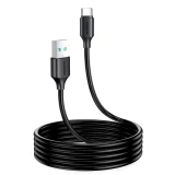 USB - USB Type-C 3A 2 m crni kabel za punjenje i prijenos podataka