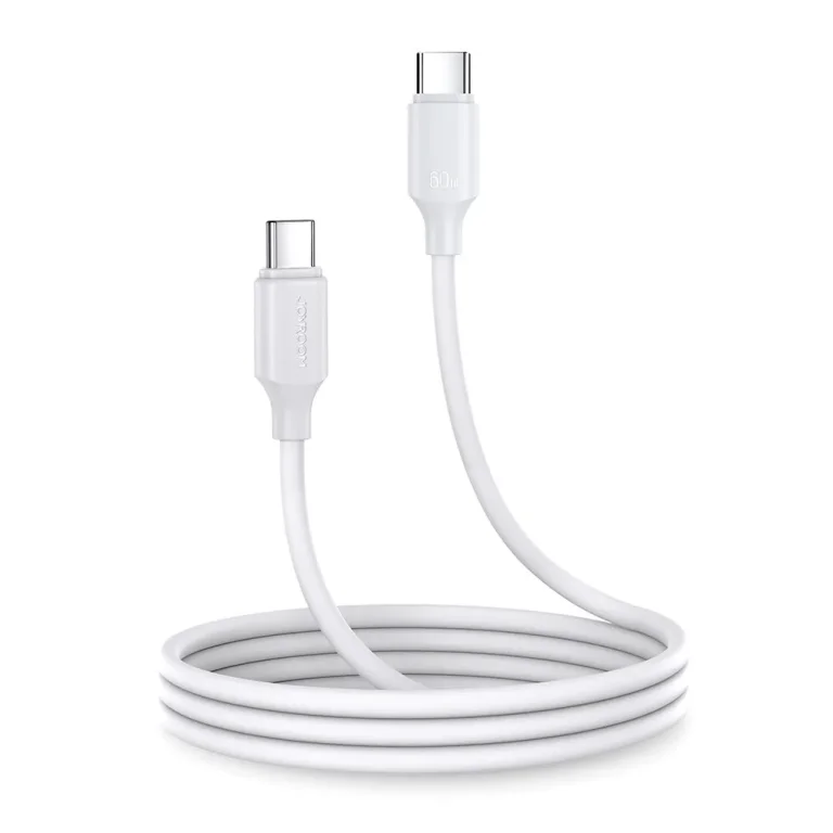USB-C–USB-C kábel 480 Mb/s 60 W 1 m Fehér