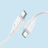 USB-C–USB-C kábel 480 Mb/s 60 W 1 m Fehér 4