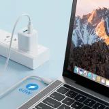 USB-C–USB-C kábel 480 Mb/s 60 W 1 m Fehér 6
